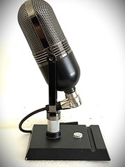 Customized MXL in the style of RCA 77 Ribbon Microphone, w/stand , cable case