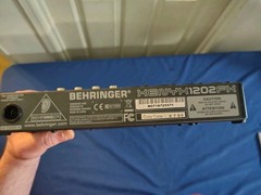 Behringer XENYX 1202FX 12 CH Mixer with Effects.