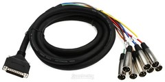 Hosa DTM-803 8-channel DB25 to XLR Male Snake – 9.9′
