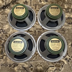 4 Celestion G12M-25 Greenback T1221 16 ohm Made In England 6402 Cone Speakers