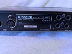 TASCAM US-1800 Rackmount USB Audio/MIDI Interface 96k/24-bit 8 Mic Phantom