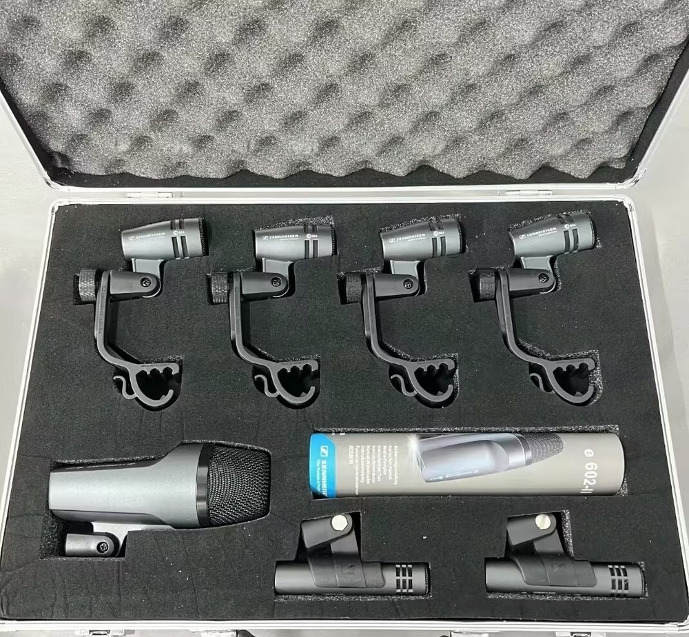Fits for Drum Recording Mic Kit e602 e604 e614 Style Hard Carry Storage Case