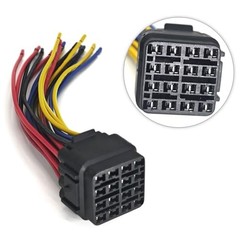 16 Pin Auto Waterproof Electrical Connector Plug Male and Female, Replacement