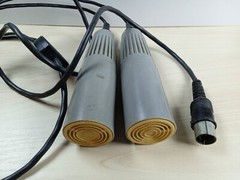 Classic dynamic stereo microphones OKTAVA MD-52B 1982 ussr Vintage tested