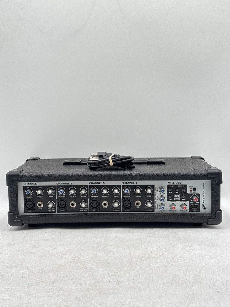 Rockville RPM45 1800w Powered 4 Channel Mixer