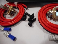Dual Jack Plate Kit For Multi Speaker Cabs, w/Jacks, Wire, Screws & Terminals