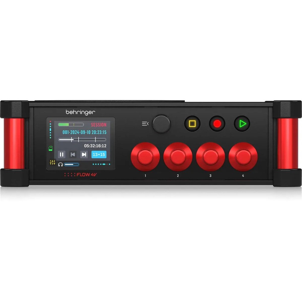 Behringer FLOW 4V Digital Audio Mixer and Field Recorder – SKU#2078662