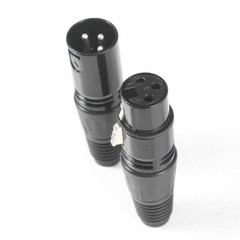 10-40Pair XLR DMX 3Pin Male&Female MIC Connector Plug Audio Microphone Connector