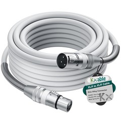 Premium 25 Feet XLR Microphone Cable Heavy Duty 22AWG OFC XLR Male to Female …