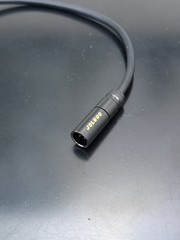Jolgoo 1 Feet Mini XLR Male to XLR Female Adapter Cable 3-Pin for BMPCC 4k/6k