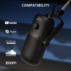 GVM USB Type-C Microphone, Plug and Play Condenser Microphone with Gain Contr…