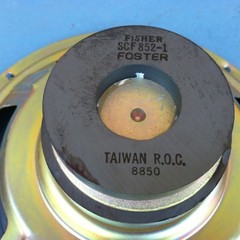 Fisher 10″ Speaker/woofer SCF852-1 by FOSTER 8ohm, 50W from STV-750, g163