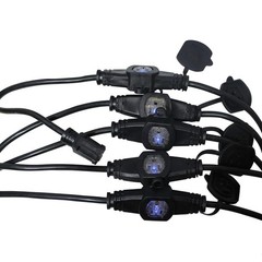ProX XC-MEP12-326 32′ 110V Male to 6 Socket 110V Female Power Cord 6 Outlet 12/3