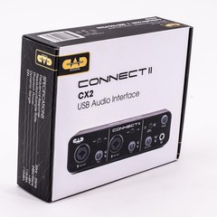 CAD Audio CX2 2×2 USB Interface – 24-Bit/96kHz, Dual XLR Combo Black