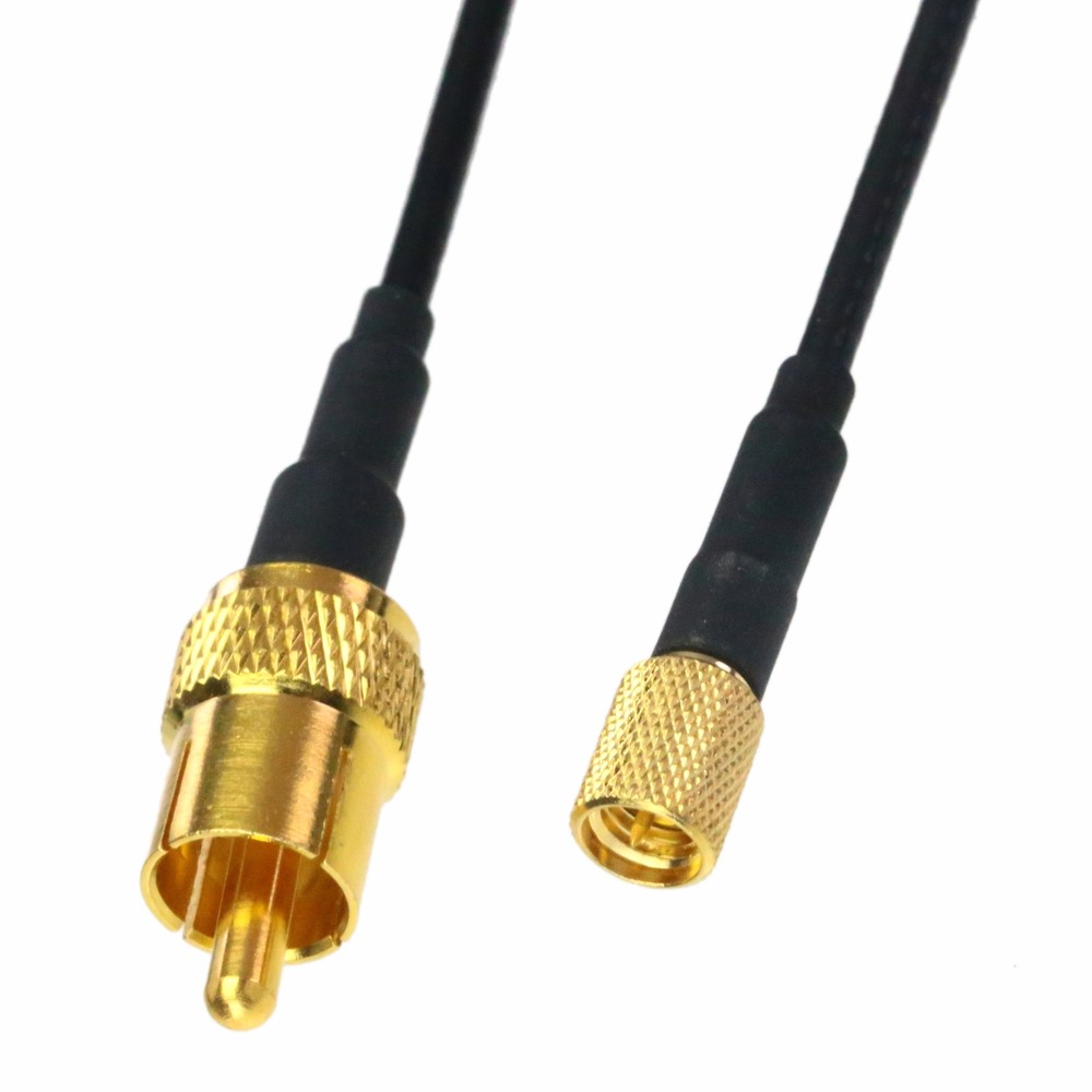 RCA Phono plug ~ microdot Male cable for Wireless Audio Aux Transmitter Receiver