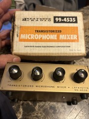 Vintage Lafayette 99-4535 Transistorized Stereo Mic Mixer