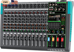 Depusheng PA12 Professional Audio Mixer Sound Board Console Desk System NEW USA