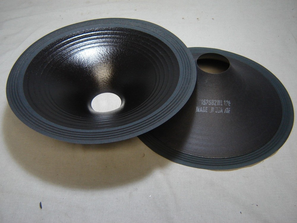 Pair 15″ Paper Cones – Speaker Parts — 7152582WL
