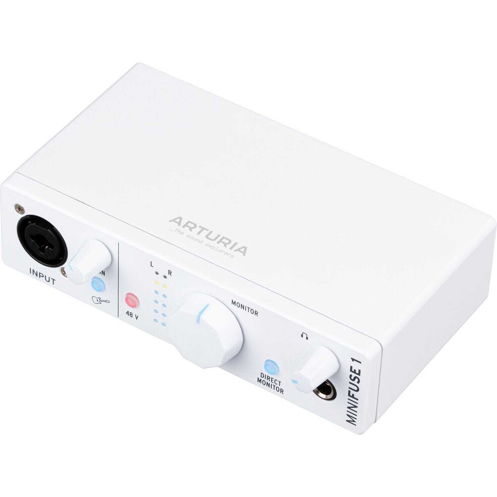 Arturia MiniFuse 1 USB-C Audio Interface – White