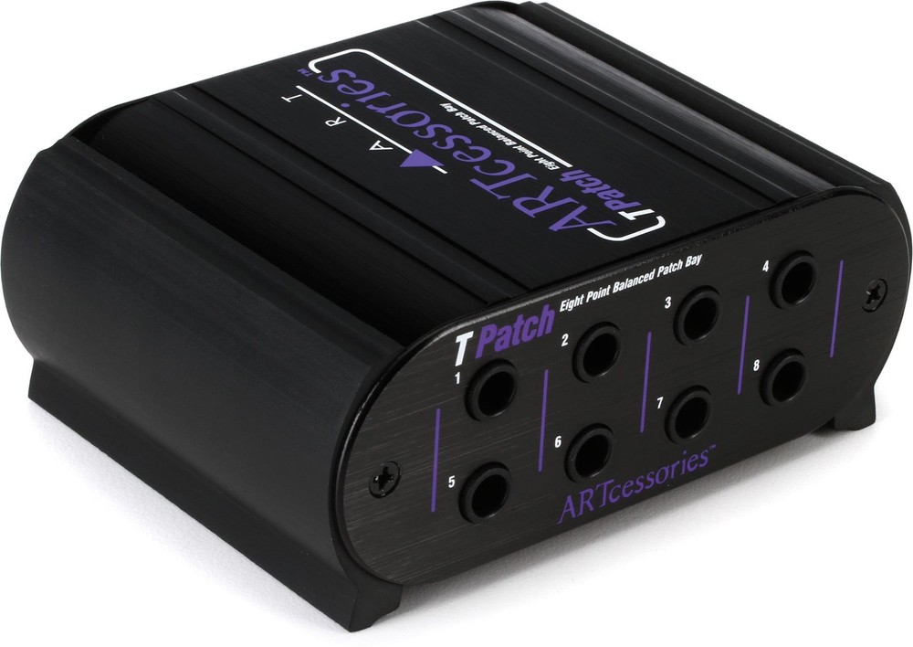 ART TPatch 8-point 1/4″ TRS Balanced Patchbay
