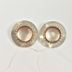 2 Replacement Titanium Dome Diaphragms for JBL HT1F 14B Tweeter 8Ω 24.8mm VCL
