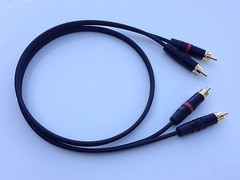 5FT Mogami with Neutrik Rean Gold Phono RCA Cable Red – Black Color Code