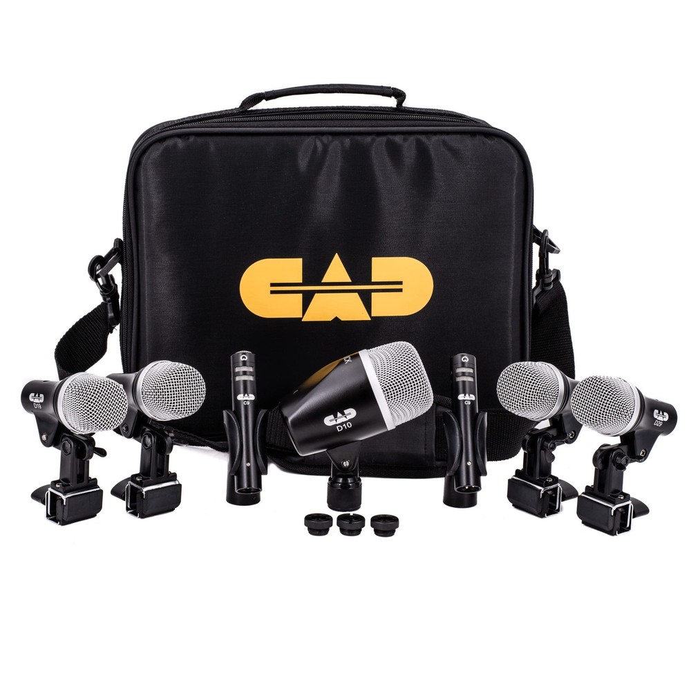 STAGE7 7-Piece Drum Mic Pack – D10 Kick, D19 Snare, 3× D29 Toms & 2× C9 Overh…