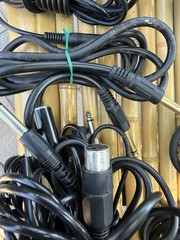 12 Mixed Wired & Wireless Microphones Cables Memorex Naxa Lot