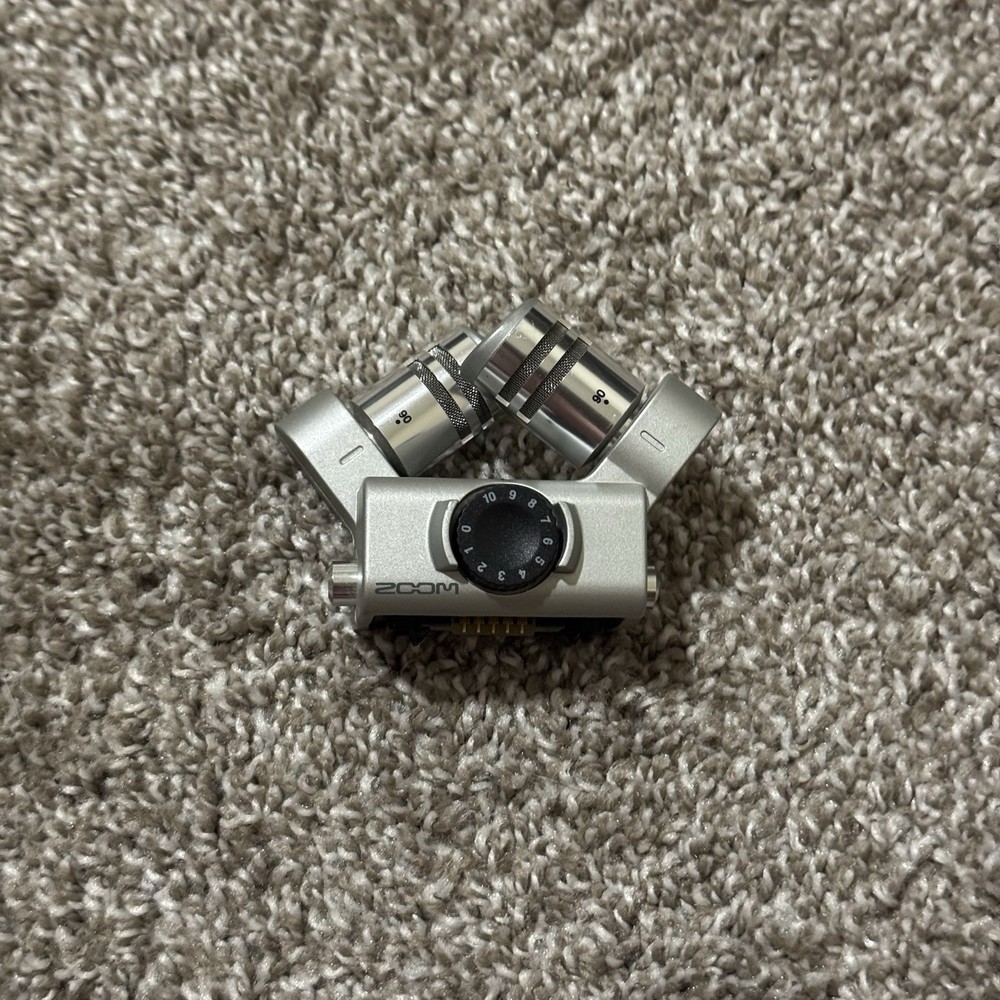 ZOOM XYH-6 Silver Interchangeable X/Y Stereo Microphone Capsule for Zoom H6 & H5