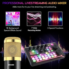 Podcast Equipment Bundle, Podcast Equipment with BM-800 Microphone