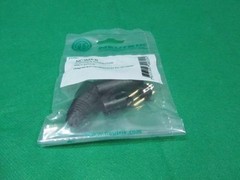 Neutrik NC3MX-B 3-Pin Black XLR-M Cable Connector w/ Gold Contacts, 1 Pack
