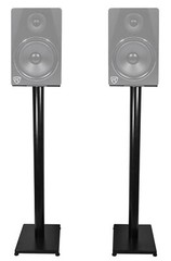 Pair Rockville RockShelf 64C Classic 6.5″ Home Bookshelf Speakers w/37″ Stands