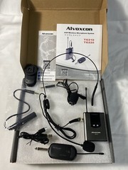 Open Box Alvoxcon UHF Wireless Headset Lavalier Microphone Mic System TG210