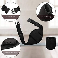 Weewooday 1 Pack Mic Belt Adjustable Microphone Holder Pack Carrier Pouch Secure