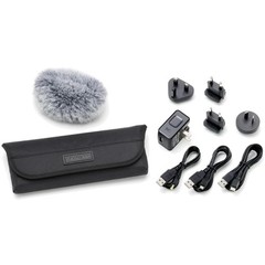 AK-DR11GMKIII Mic Windscreen & Power Supply Bundle