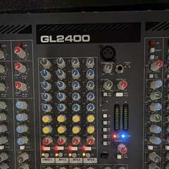 Allen & Heath GL2400 32-Channel 4-Bus Mixing Console w/ ATA Flight -Road Case