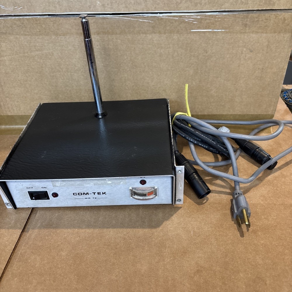 Com-Tek BSA72 M72 Base Station / Wireless Microphone Transmitter Free Shipping