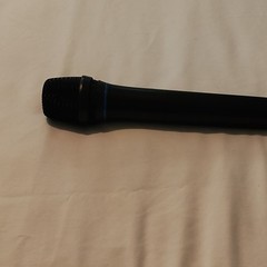 Wireless Handheld/Stand-Held Microphone with On/Off Switch, Black