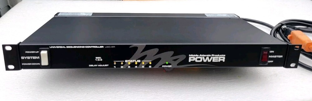 Middle Atlantic Products USC–6R Power Sequencer (1621-21)