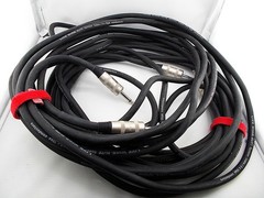 LIVE WIRE ELITE 1/4 male to 1/4 male 25′ SPEAKER CABLES (2)(Two), one pair S1225