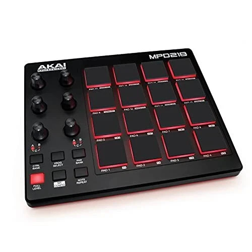 AKAI MPD218 Feature-Packed Highly Playable Pad Controller 100% Genuine Product