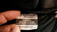 Rockville RVBAG25 DJ Equipment Backpack Controller Laptop Gear Carry Bag Black