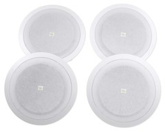 6-Zone Amplifier+12 White Wall+12 JBL 8″ Ceiling Speakers 4 Restaurant/Bar/Cafe