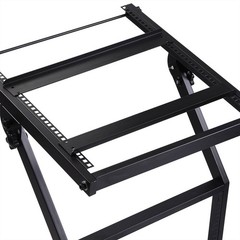 19″ 12U Rack Mount DJ Mixer Stand Studio Equipment Cart Stage Music Party Show