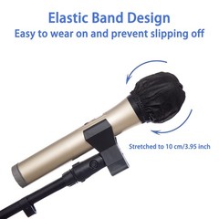 Microphone Cover Pop Filter 400 PCS, Disposable Mic Cover with Individual Pac…