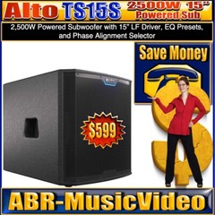 Alto Professional TS12S 12-inch Powered Subwoofer/ 1 Year Manufacture Warranty