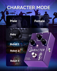 FV03 Vocal Effects Pedal Voice Processor Vocal Amplifier Stompbox Voice Changing
