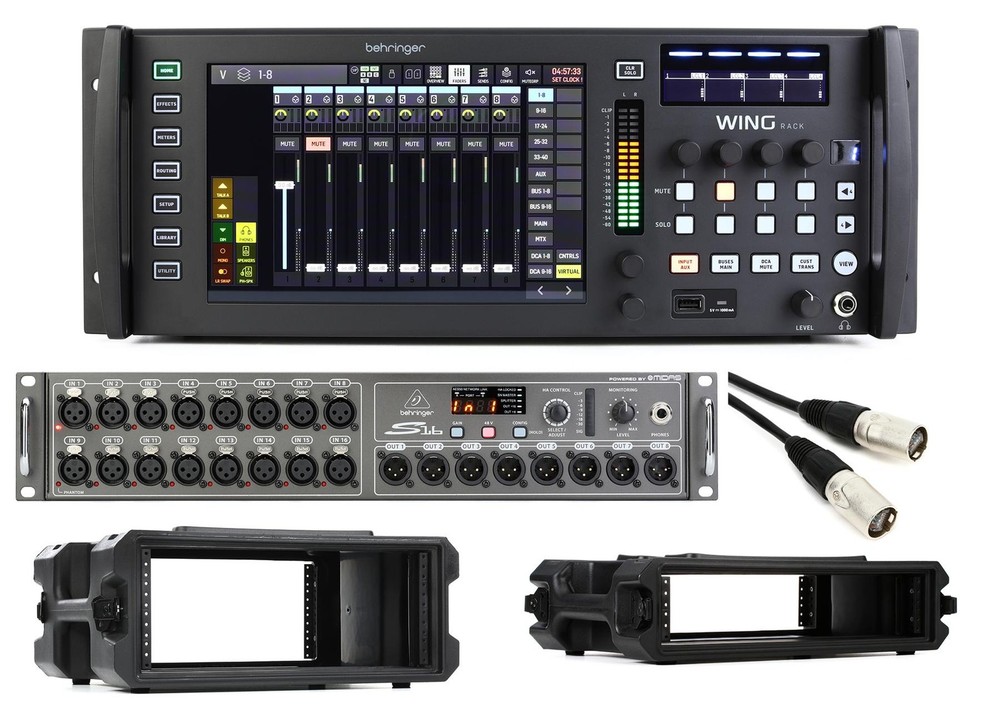 Behringer WING Rack 48-channel Digital Mixer with S16 Digital Stage Box and Rack