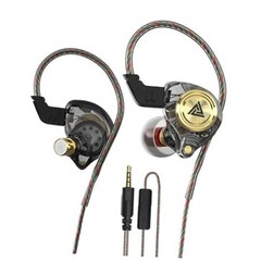 Black Ak3file Earbuds – Deep Bass Sound – Wired Gaming Earbuds