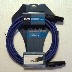 Mackie ProFX6v3 6-Ch USB Mixer Open Box Bundle w/ New LyxPro Purple XLR Cable A+